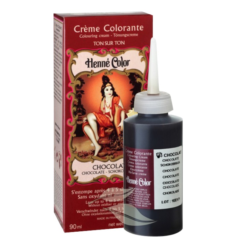 Crème Colorante Henné Color - Blond Doré - 90 Ml - Soin Cheveux